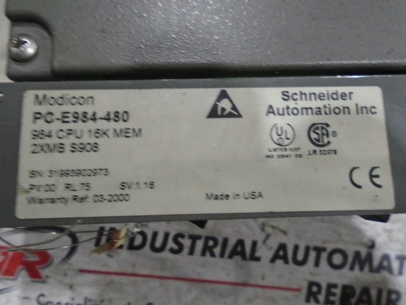 SCHNEIDER AUTOMATION MODICON DRIVE 	PC-E984-480