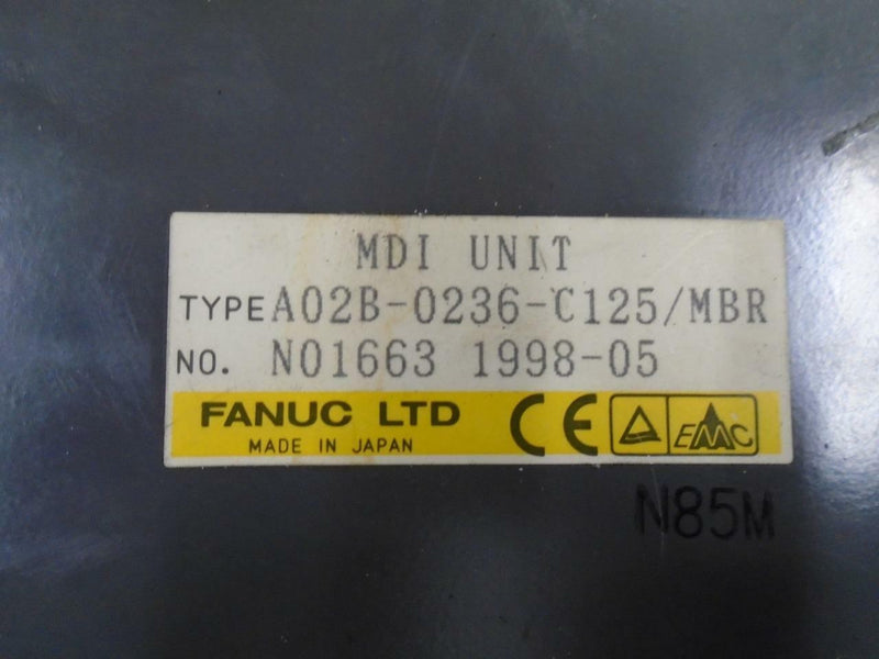 FANUC OPERATOR INTERFACE KEYPAD A02B-0236-C125
