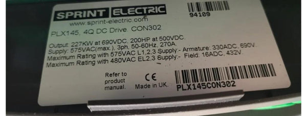 SPRINT ELECTRIC DRIVE PLX145CON302