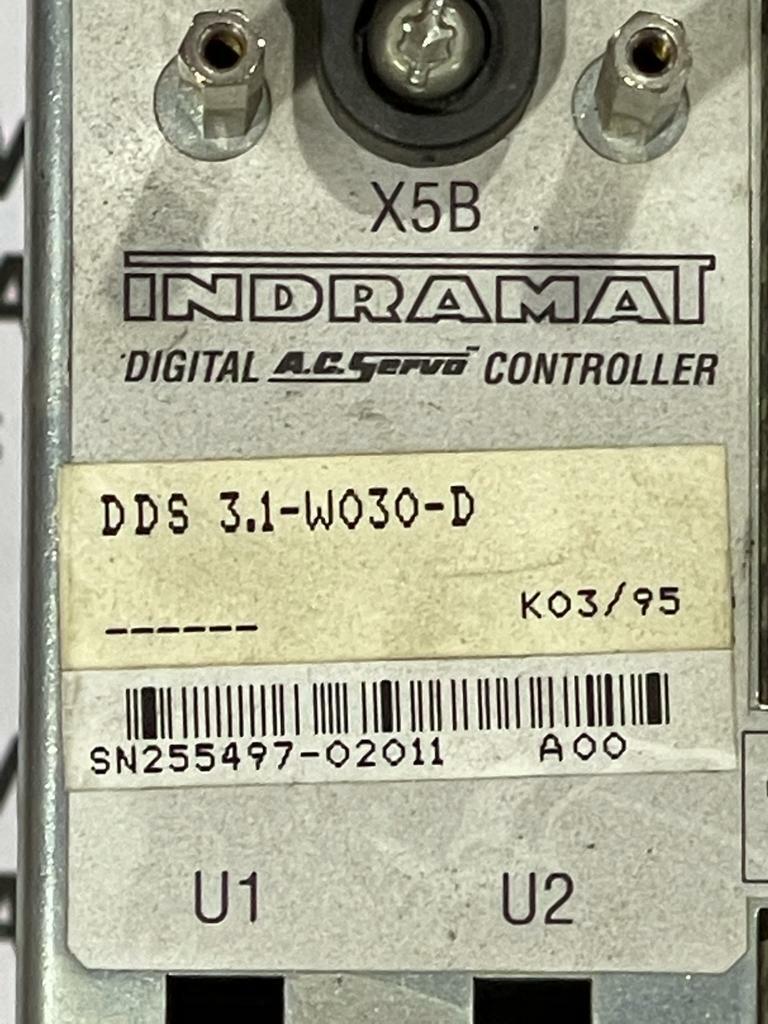 INDRAMAT AC SERVO CONTROLLER DDS 3.1-W030-D
