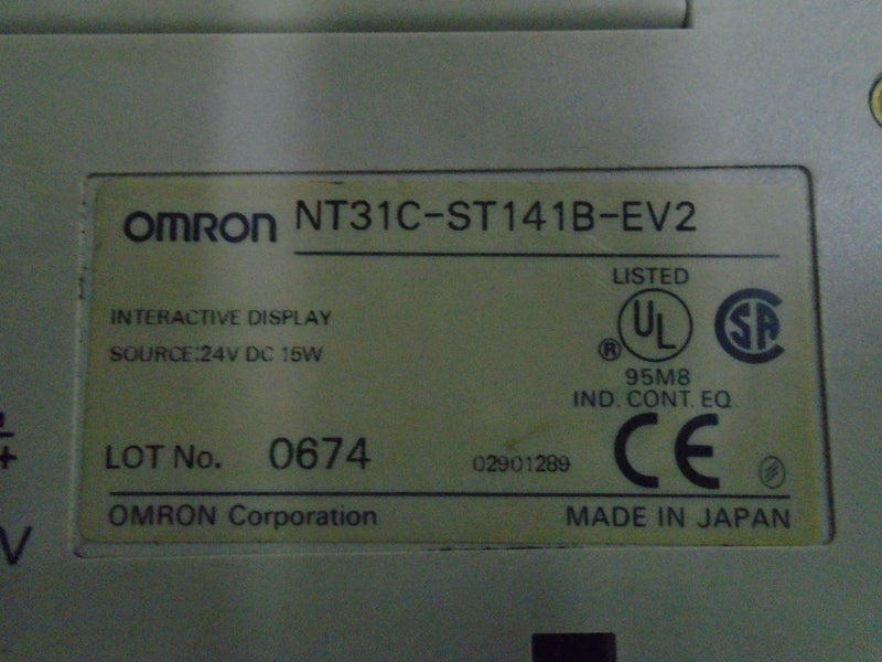 OMRON OPERATOR INTERFACE NT31C-ST141B-EV2