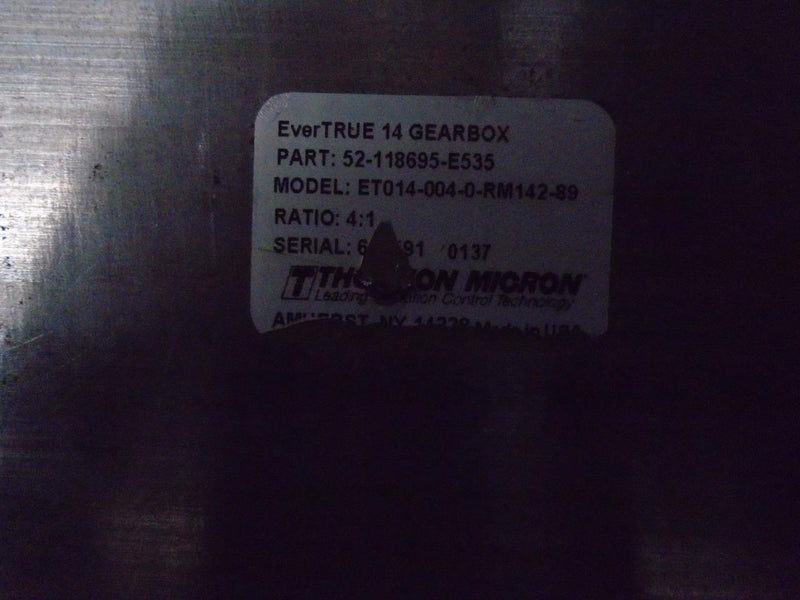 THOMPSON MICRON GEAR BOX  ET014-004-0-RM142-89