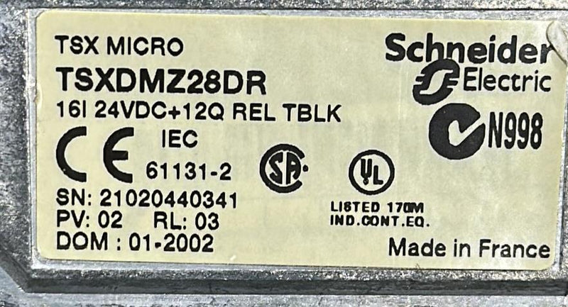 SCHNEIDER PLC MODULE  TSXDMZ28DR