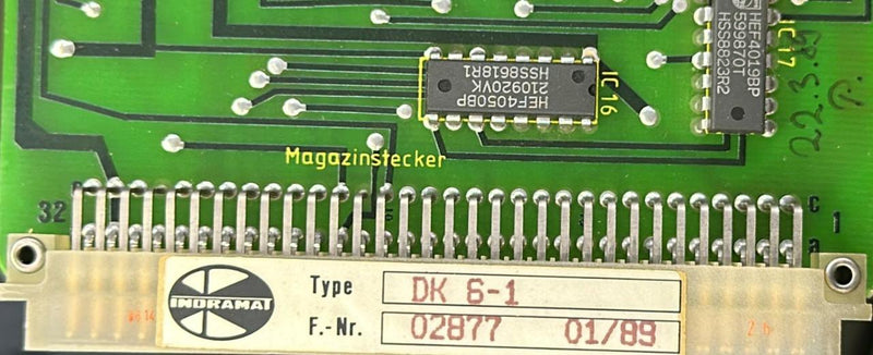 INDRAMAT DK 6-1 (CFS 01) (P.NO.109-531-3201 b-2) PCB BOARD