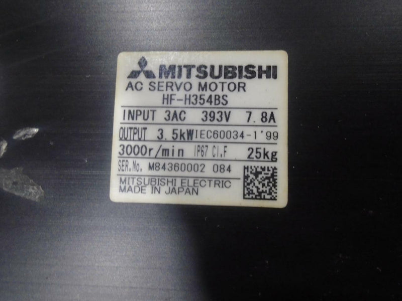 MITSUBISHI SERVO MOTOR  HF-H354BS