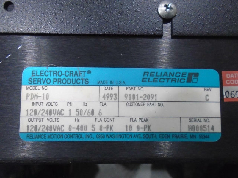 RELIANCE ELETRIC DRIVE	PDM-10
