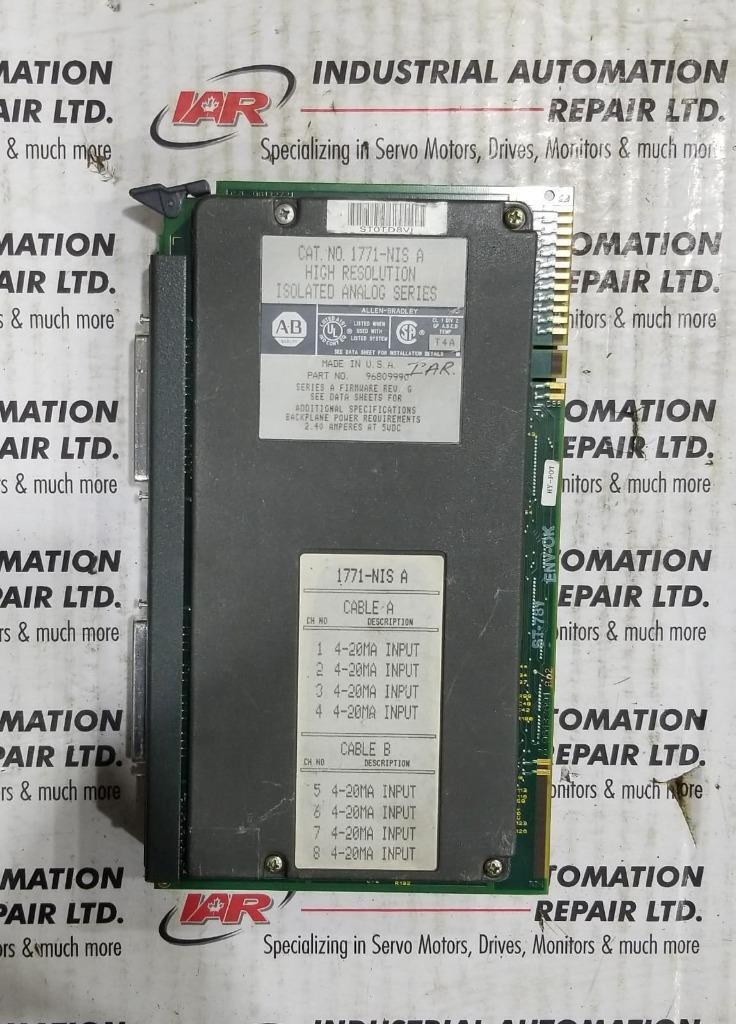 ALLEN BRADLEY HIGH RESOLUTION ISOLATED ANALOG 1771-NIS A