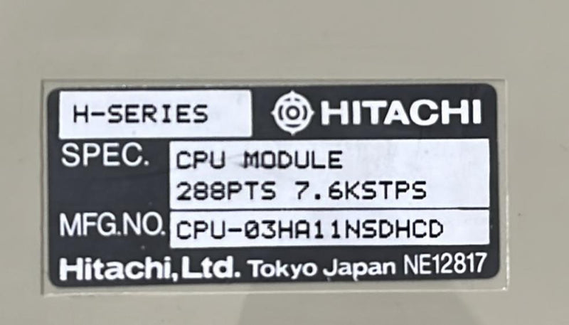 HITACHI CPU MODULE     CPU-03HA