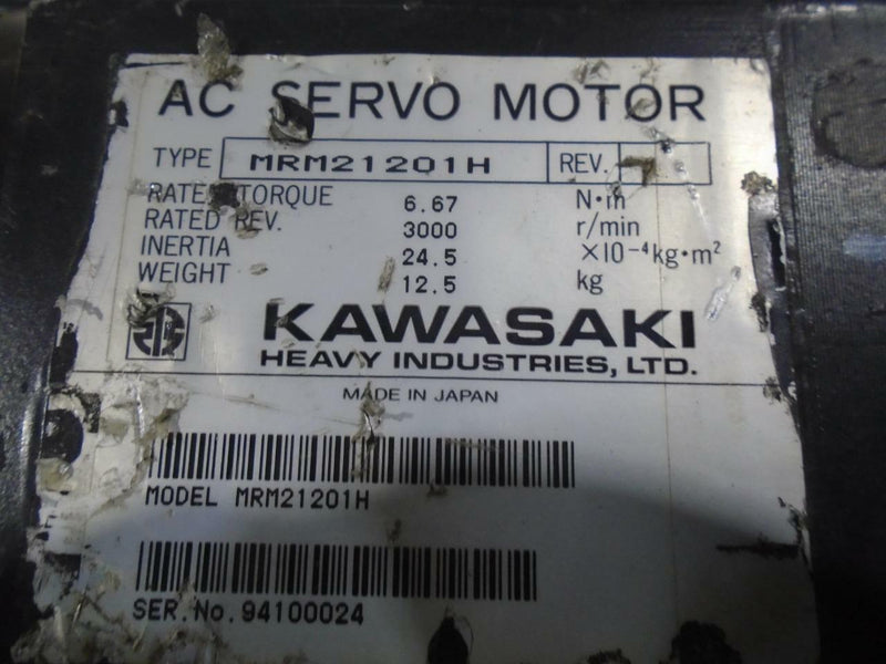 KAWASAKI SERVO MOTOR MRM21201H
