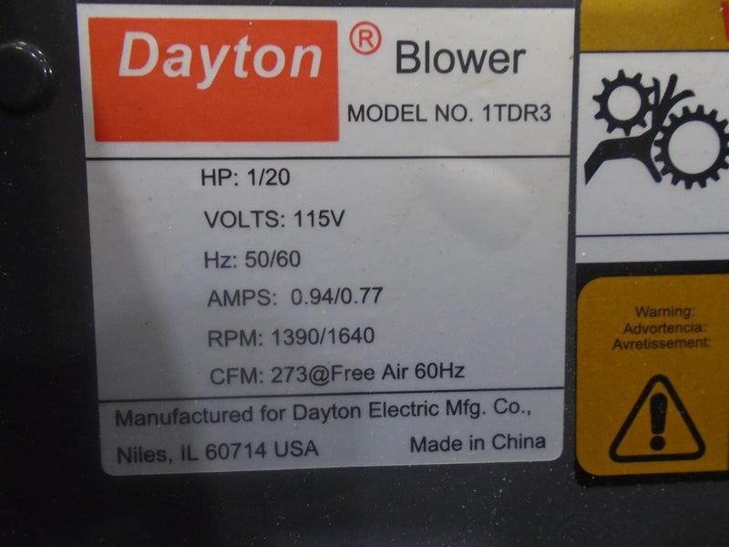 DAYTON BLOWER 1TDR3