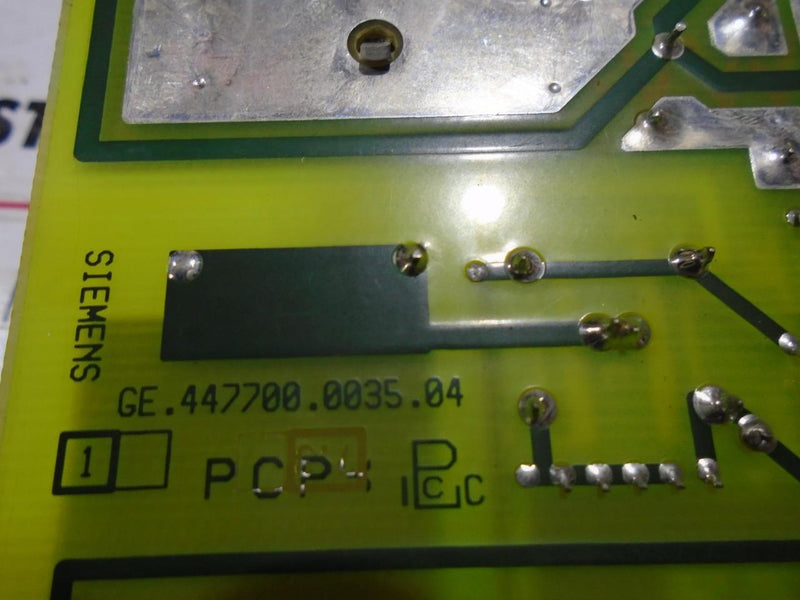 SIEMENS POWER SUPPLY CIRCUIT BOARD  GE.447700.0035.04