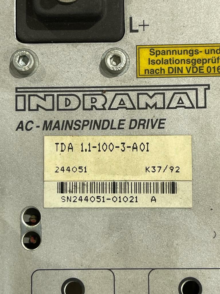 INDRAMAT SPINDLE DRIVE TDA 1.1-100-3-A0I
