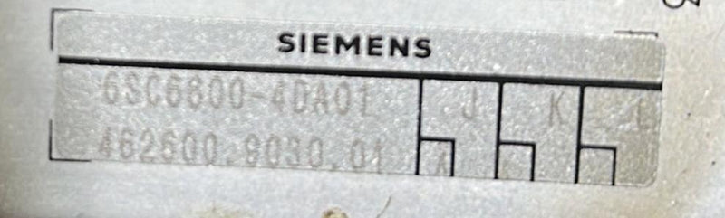 SIEMENS PLC BOARD 6SC6600-4DA01