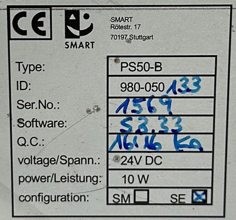 ASCONTROL PANEL PS50-B    980-050133