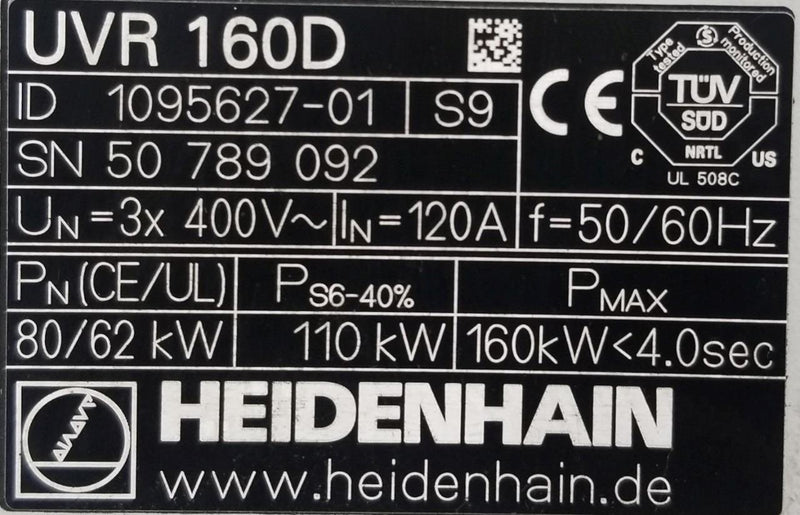 HEIDENHAIN POWER SUPPLY UVR160D