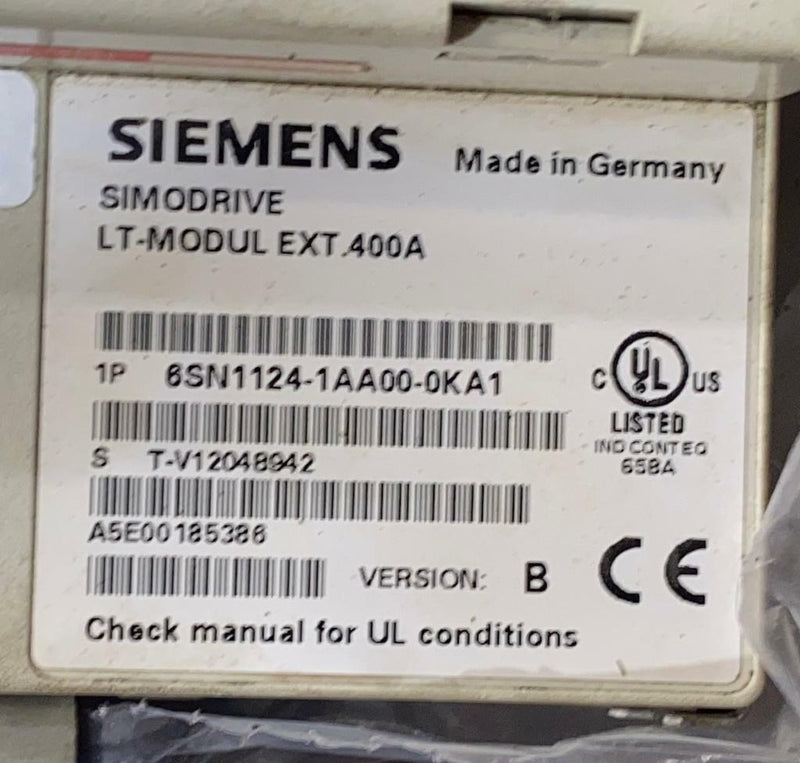 SIEMENS SIMODRIVE 6SN1124-1AA00-0KA1