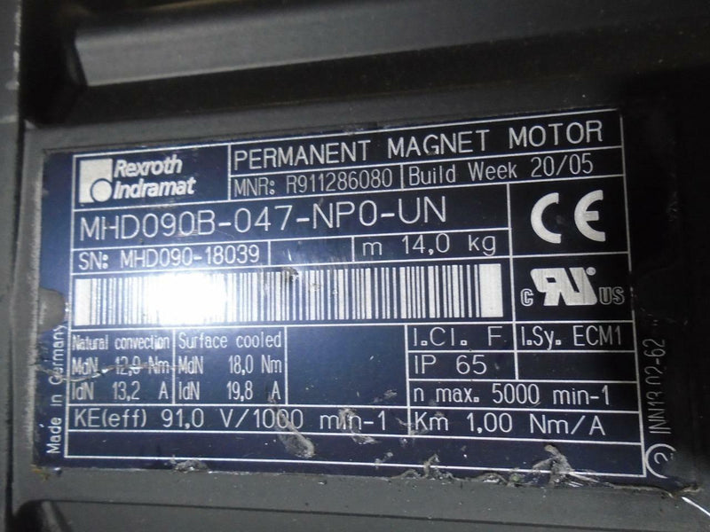 INDRAMAT MOTOR MHD090B-047-NP0-UN